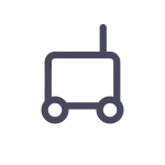 Food Delivery Bot SVG Icon
